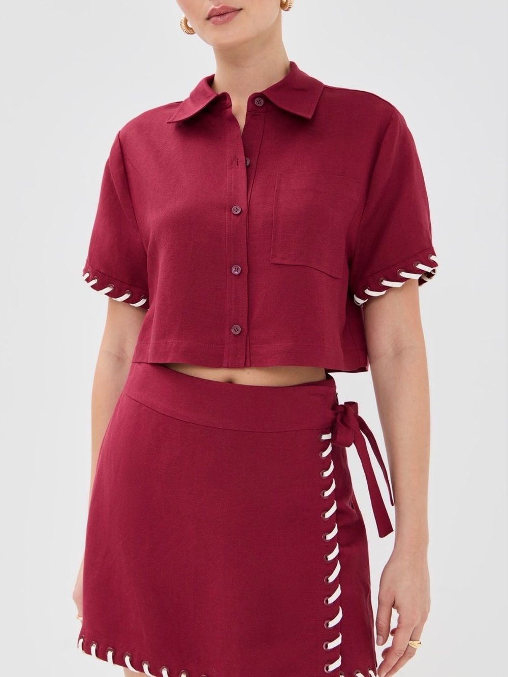 Simkhai Set (Shirt + Skirt) - Picture 2 of 4